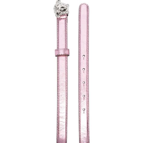 cintura versace rosa|Cinture Versace in Pelle Rosa taglia 70 cm .